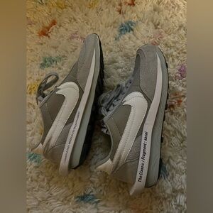 Nike Gray and White nike savia waffle Sportswear Sneakers size 10